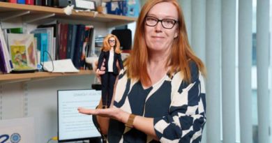 Prof Sarah Gilbert honoured with vaccine Barbie
