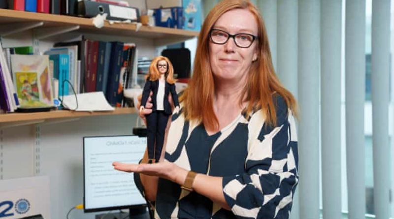 Prof Sarah Gilbert honoured with vaccine Barbie